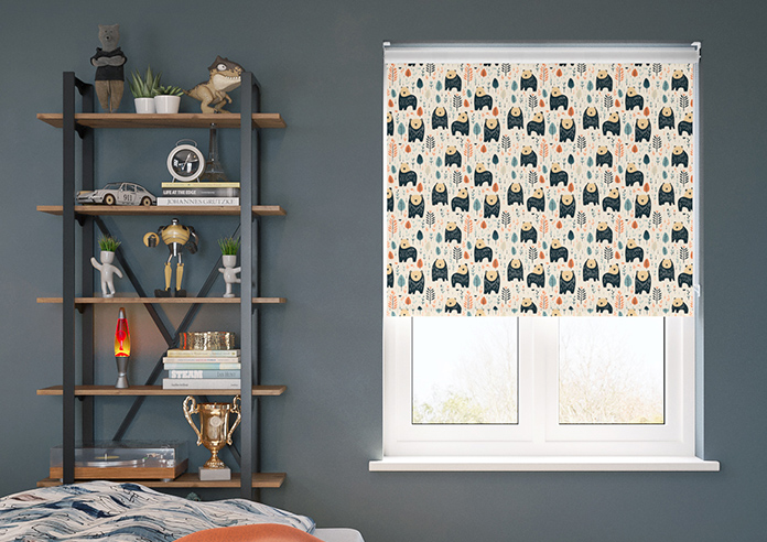 Bear Necessities, Spruce - Roller Blind - Image 3